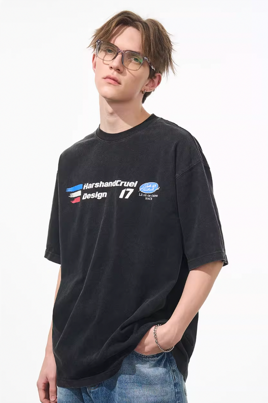Harsh and Cruel Washed Logo Tee