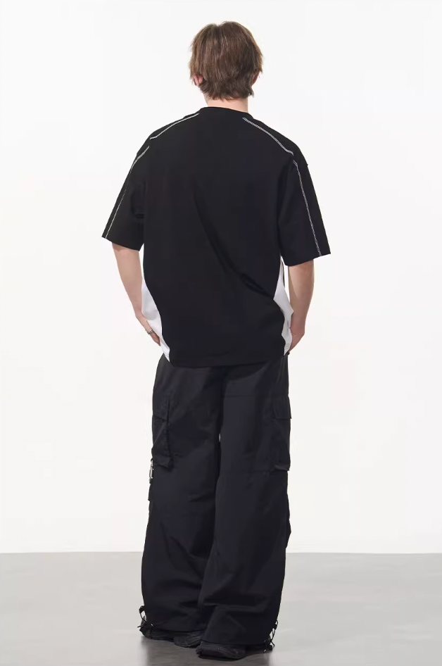 Harsh and Cruel Stitched Line Printed Tee