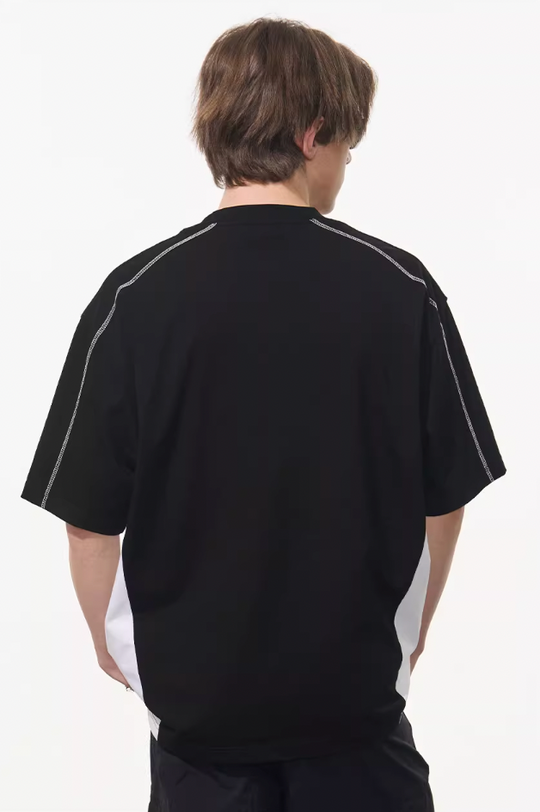 Harsh and Cruel Stitched Line Printed Tee