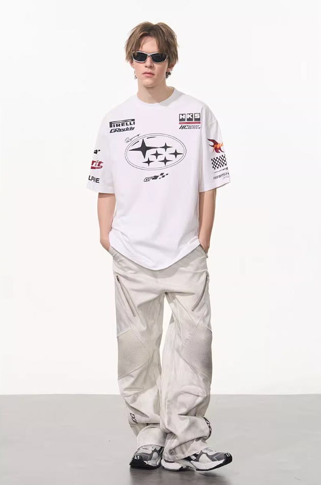 Harsh and Cruel Race Car Printed Tee