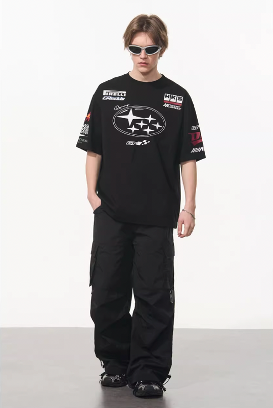 Harsh and Cruel Race Car Printed Tee