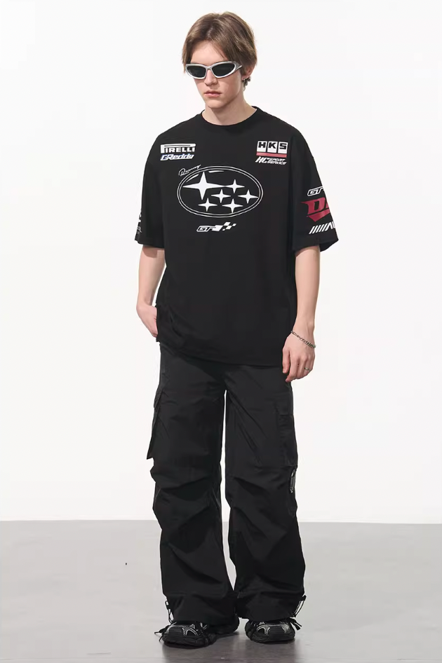 Harsh and Cruel Race Car Printed Tee