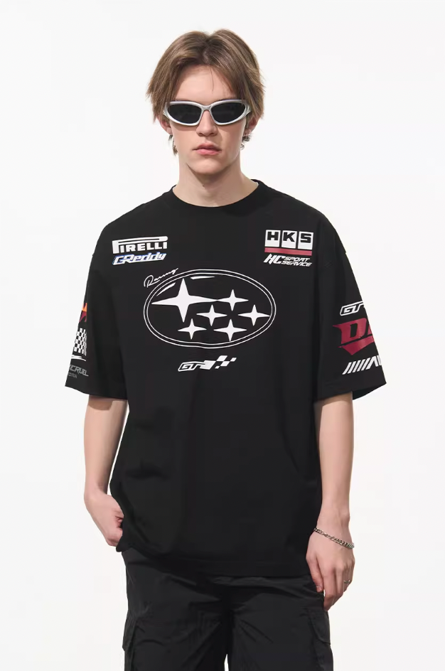 Harsh and Cruel Race Car Printed Tee