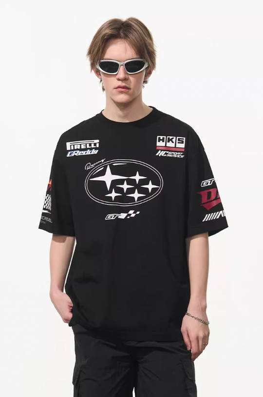 Harsh and Cruel Race Car Printed Tee