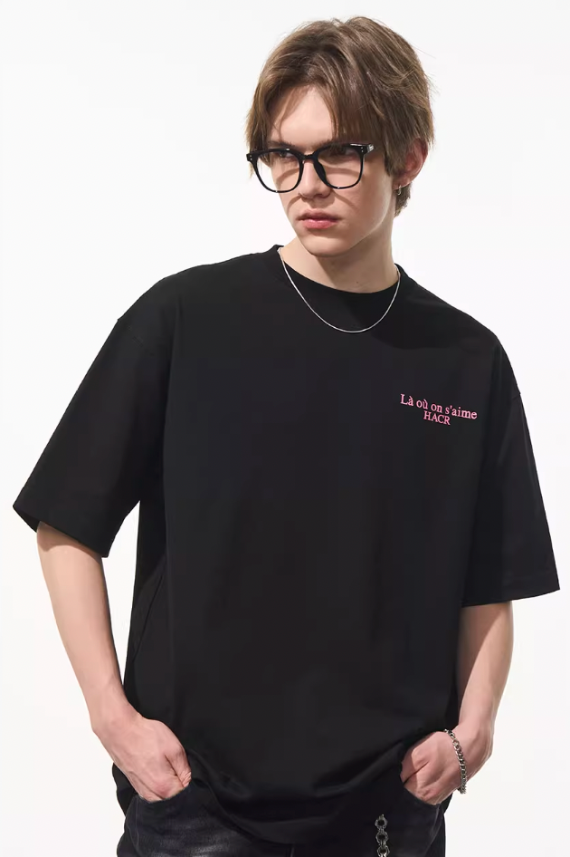 Harsh and Cruel Phantom Font French Typography Tee