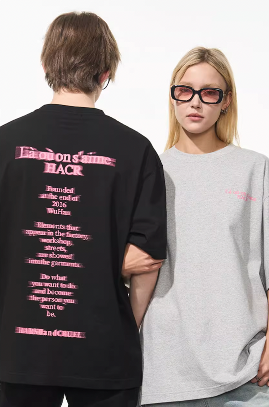 Harsh and Cruel Phantom Font French Typography Tee