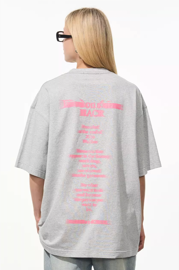 Harsh and Cruel Phantom Font French Typography Tee