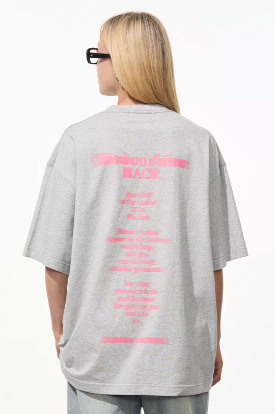 Harsh and Cruel Phantom Font French Typography Tee