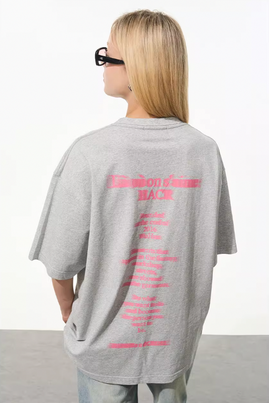 Harsh and Cruel Phantom Font French Typography Tee