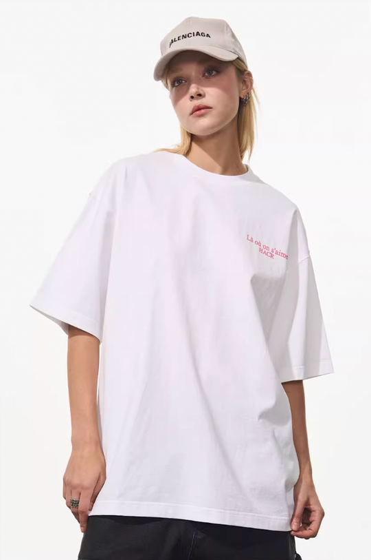 Harsh and Cruel Phantom Font French Typography Tee