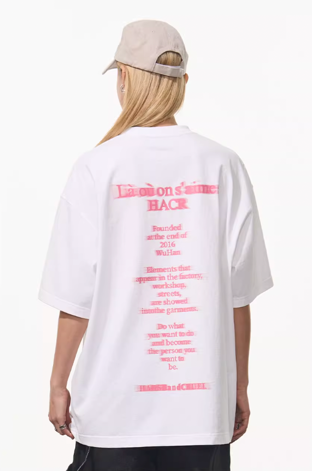 Harsh and Cruel Phantom Font French Typography Tee