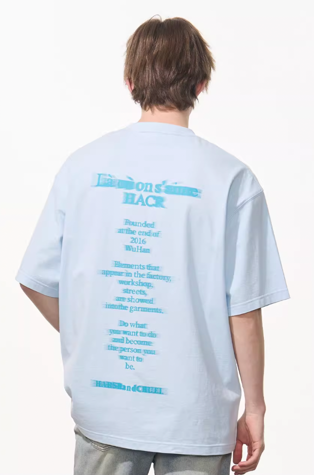 Harsh and Cruel Phantom Font French Typography Tee