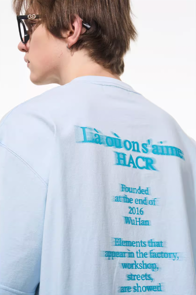 Harsh and Cruel Phantom Font French Typography Tee