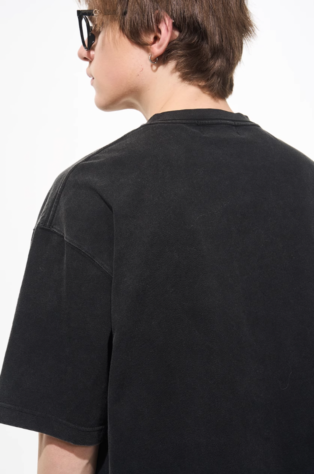 Harsh and Cruel Washed Printed Mountain Tee