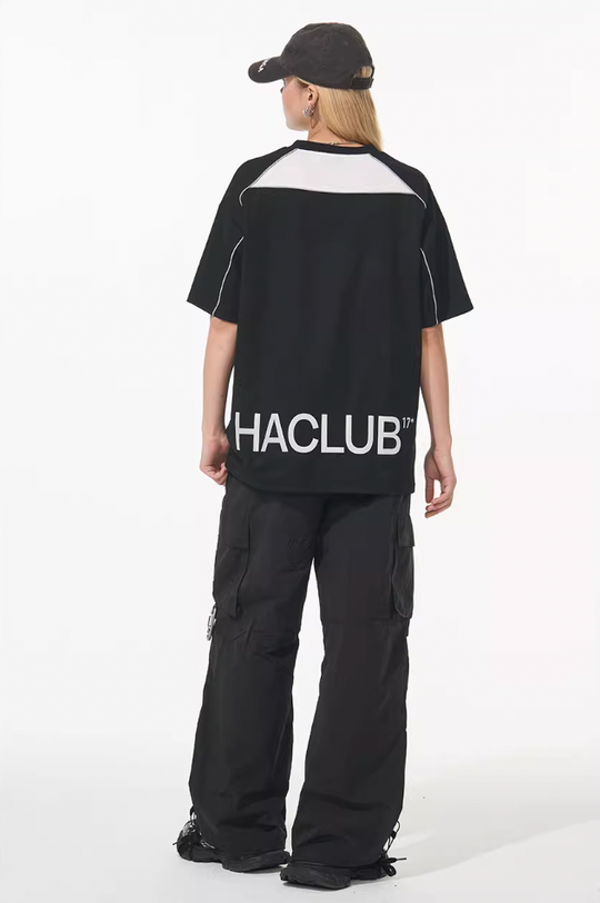 Harsh and Cruel Spliced Jersery Logo Tee