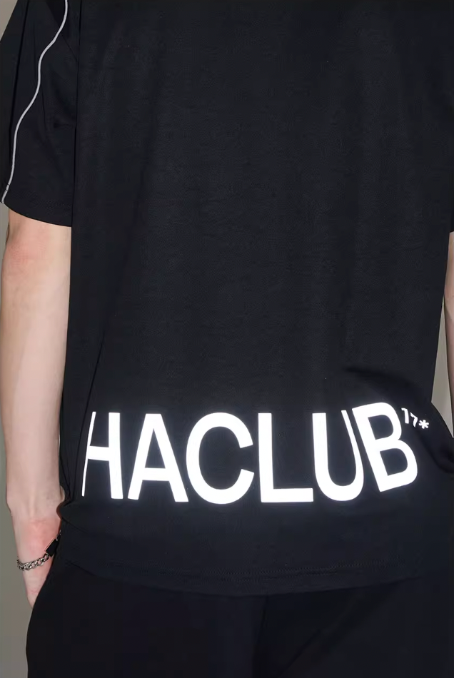 Harsh and Cruel Spliced Jersery Logo Tee