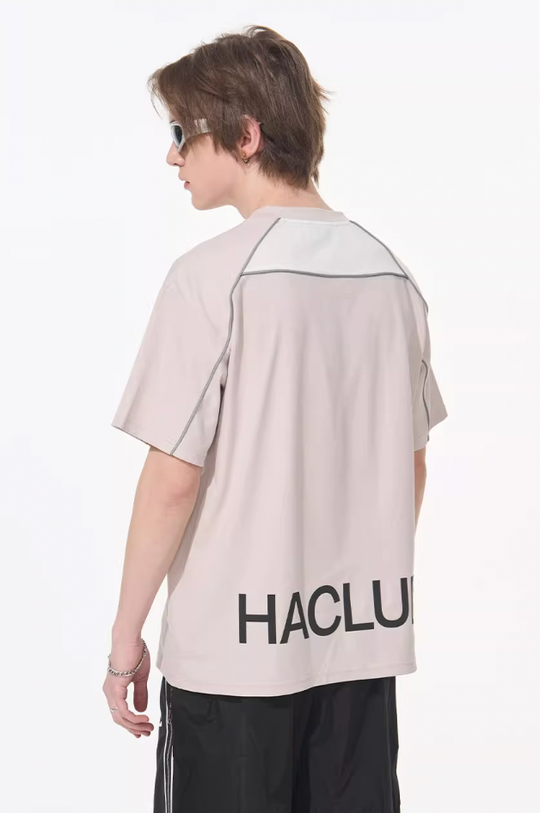 Harsh and Cruel Spliced Jersery Logo Tee