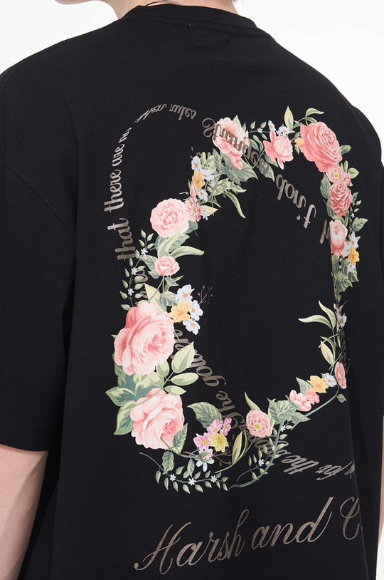 Harsh and Cruel Roses Ring Printed Tee