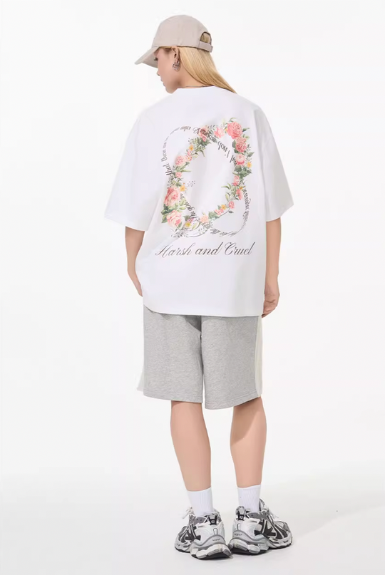 Harsh and Cruel Roses Ring Printed Tee