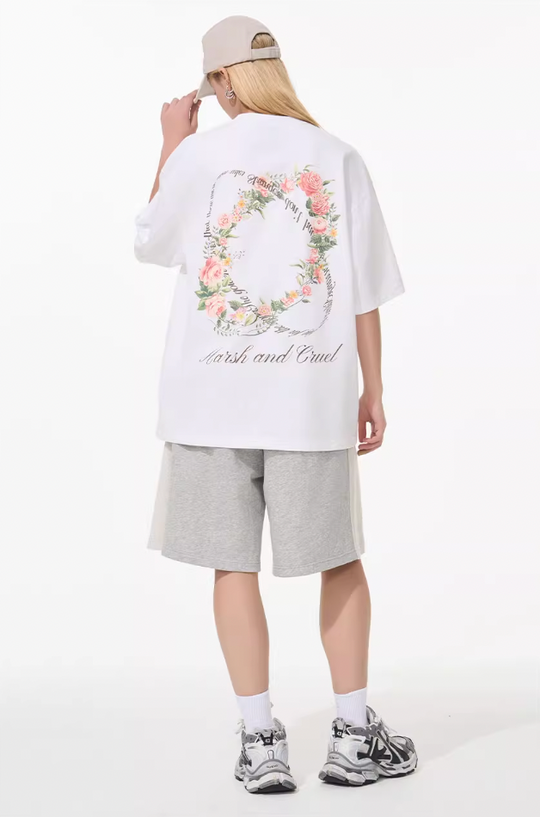 Harsh and Cruel Roses Ring Printed Tee
