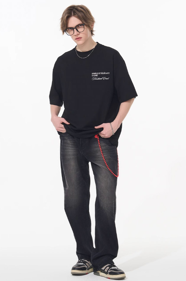 Harsh and Cruel Ink Illustration Floral Tee