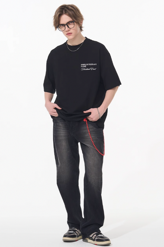 Harsh and Cruel Ink Illustration Floral Tee