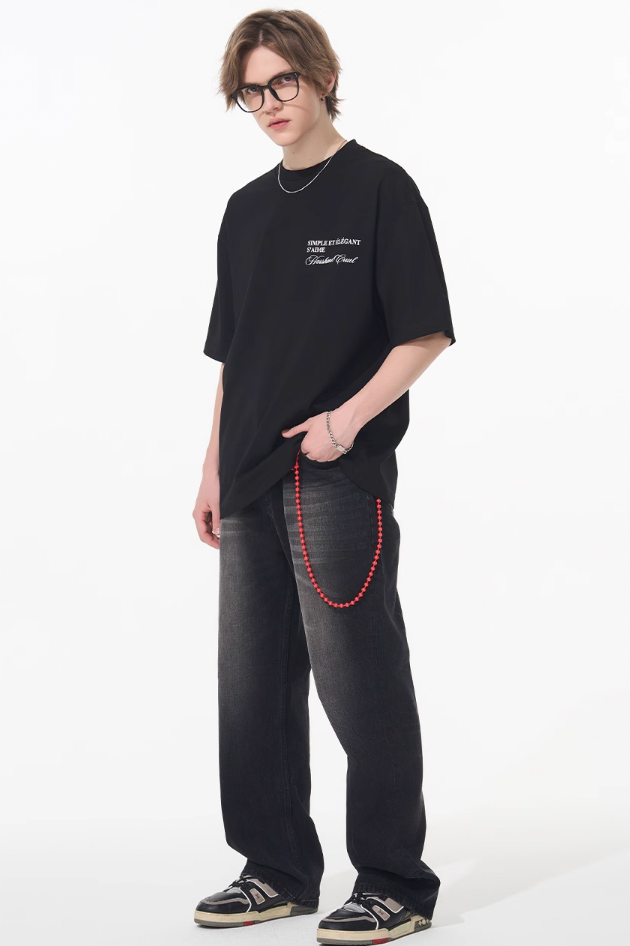 Harsh and Cruel Ink Illustration Floral Tee