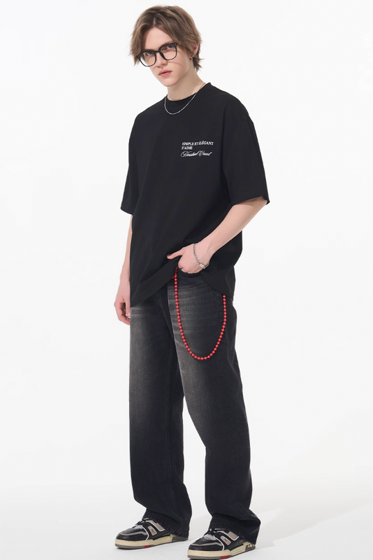 Harsh and Cruel Ink Illustration Floral Tee