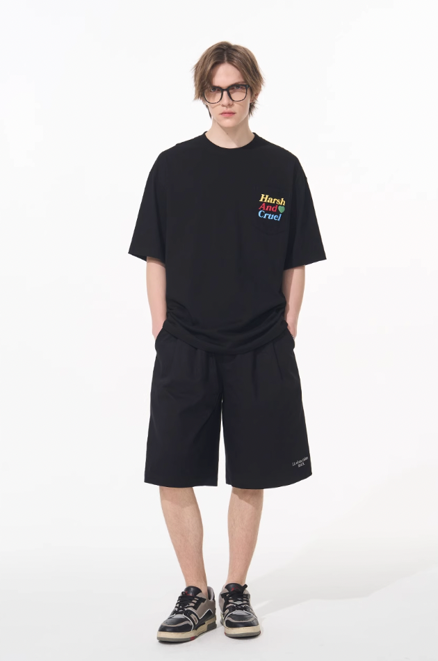 Harsh and Cruel Love Layered Print Tee