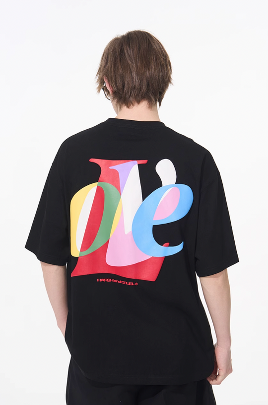 Harsh and Cruel Love Layered Print Tee