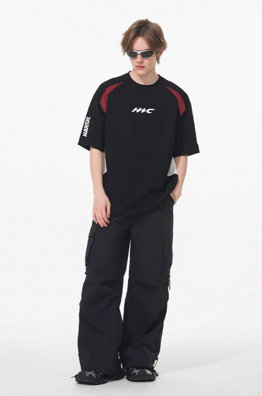 Harsh and Cruel Racing Mesh Panel Soccer Tee