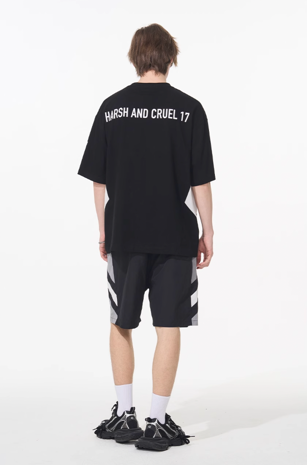 Harsh and Cruel Racing Mesh Panel Soccer Tee