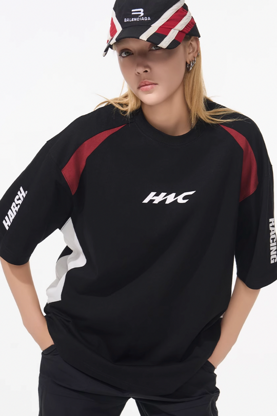 Harsh and Cruel Racing Mesh Panel Soccer Tee