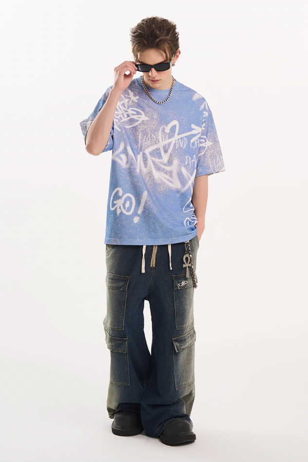 Harsh and Cruel Spray Painted Tee