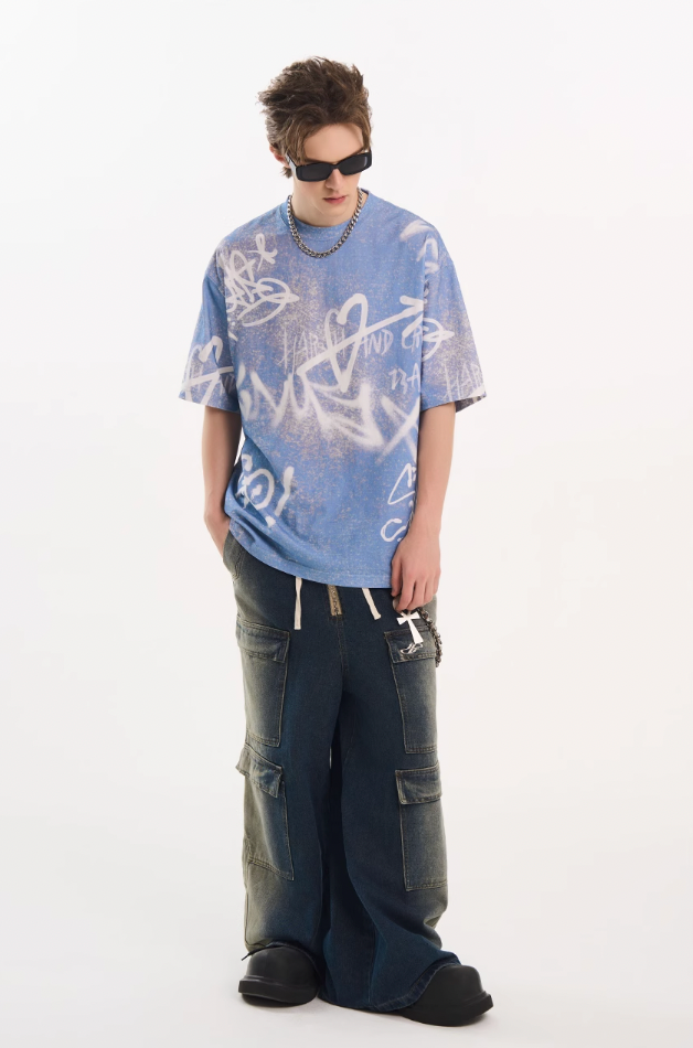 Harsh and Cruel Spray Painted Tee