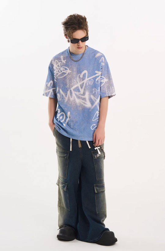 Harsh and Cruel Spray Painted Tee