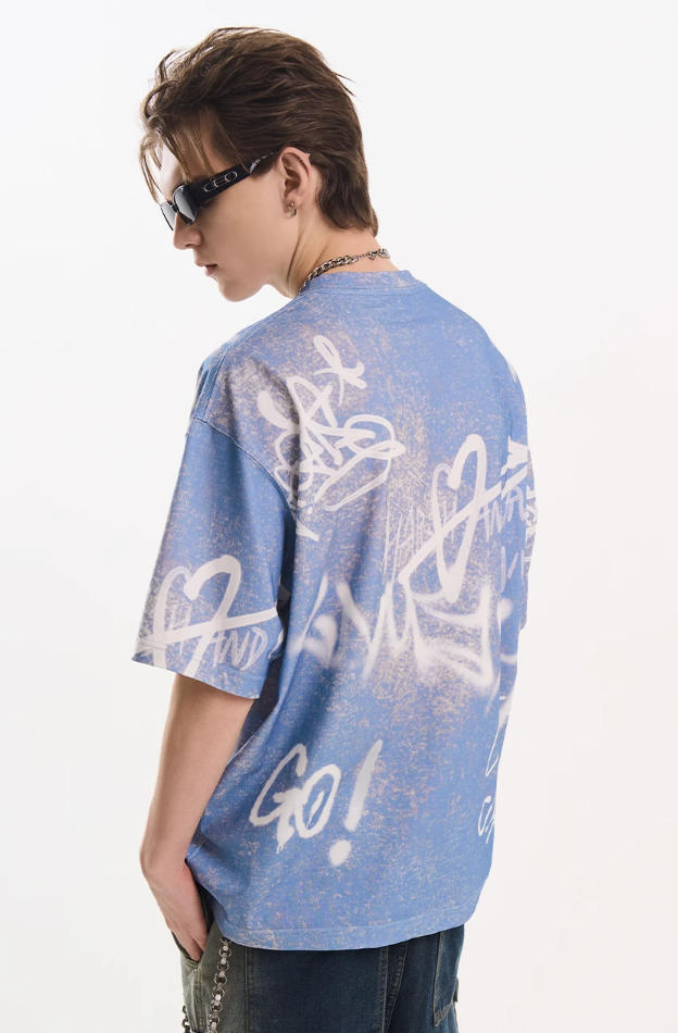 Harsh and Cruel Spray Painted Tee