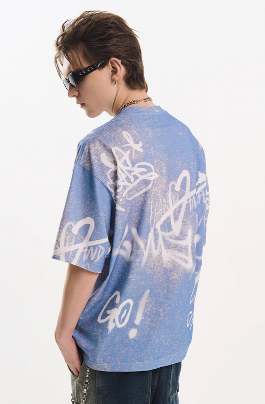 Harsh and Cruel Spray Painted Tee