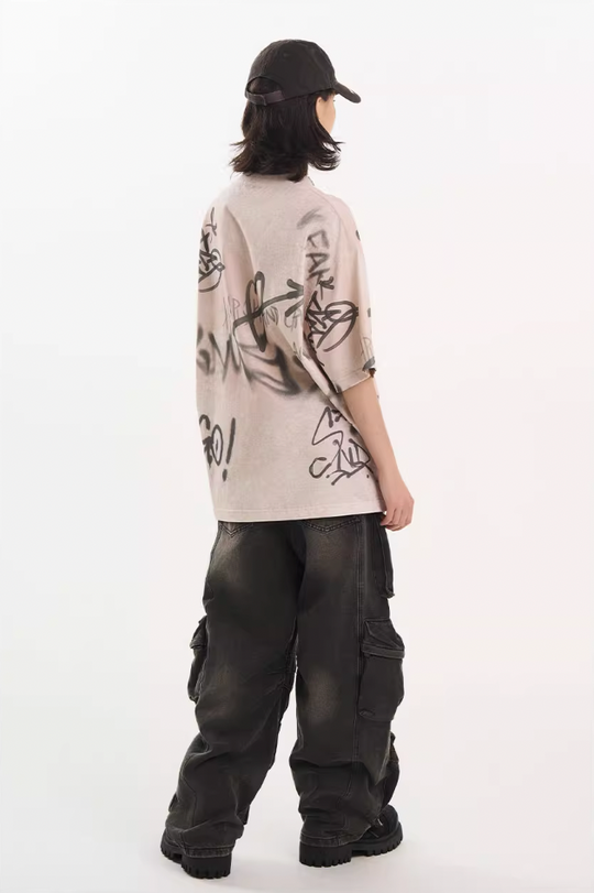 Harsh and Cruel Spray Painted Tee