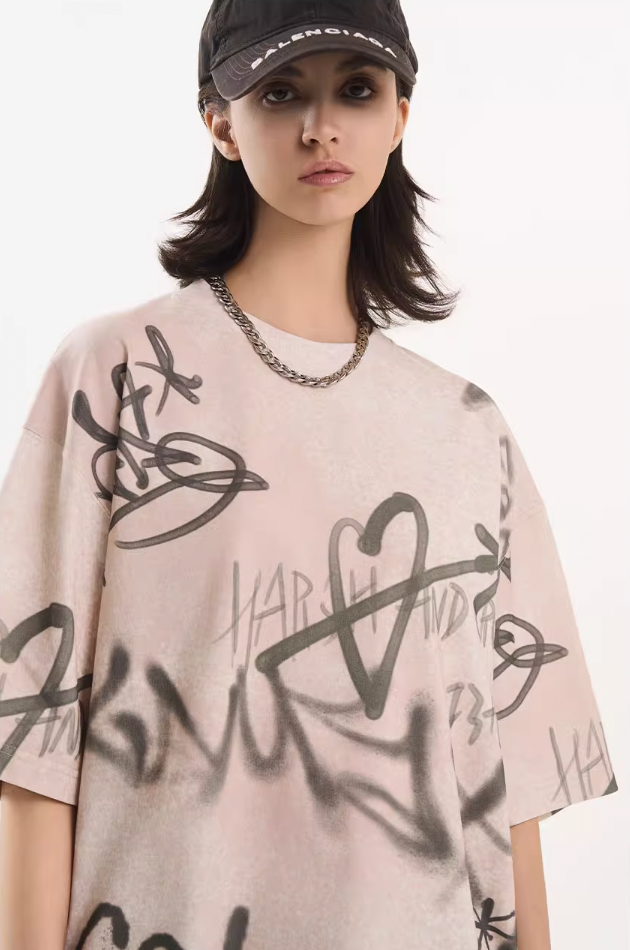 Harsh and Cruel Spray Painted Tee