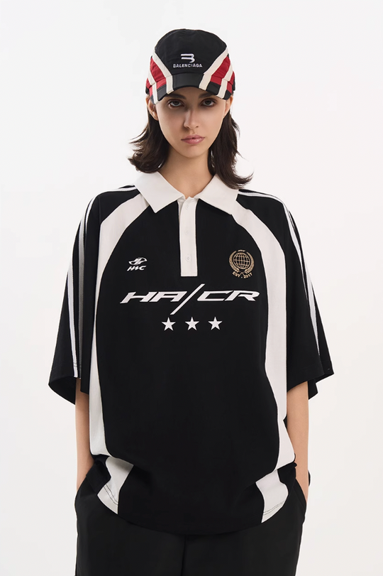 Harsh and Cruel Vintage Jersey Training Polo Shirt