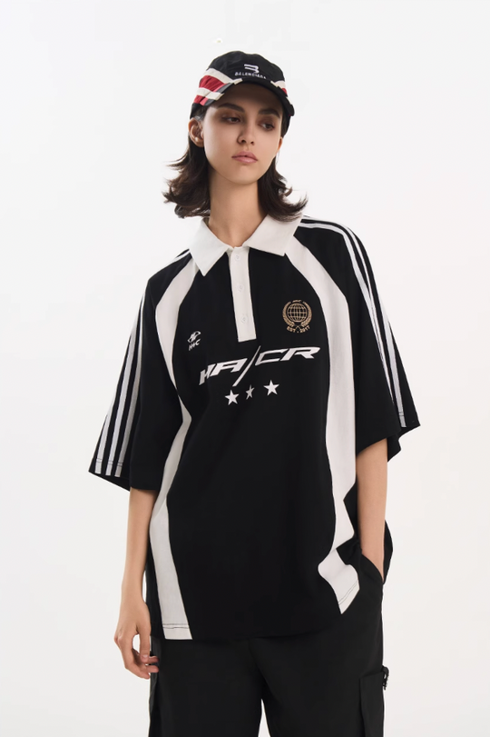 Harsh and Cruel Vintage Jersey Training Polo Shirt