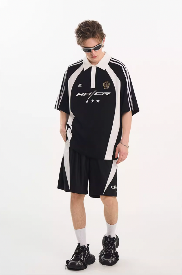 Harsh and Cruel Vintage Jersey Training Polo Shirt