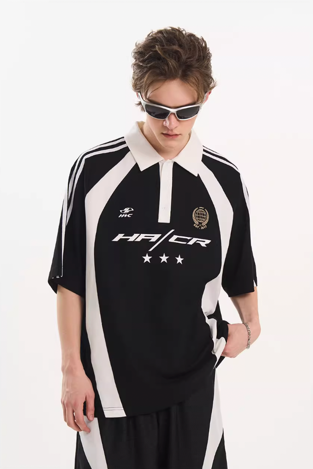 Harsh and Cruel Vintage Jersey Training Polo Shirt