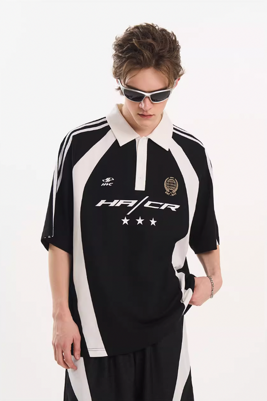 Harsh and Cruel Vintage Jersey Training Polo Shirt