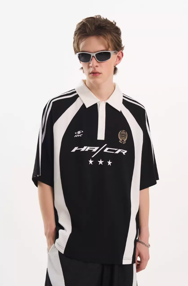 Harsh and Cruel Vintage Jersey Training Polo Shirt