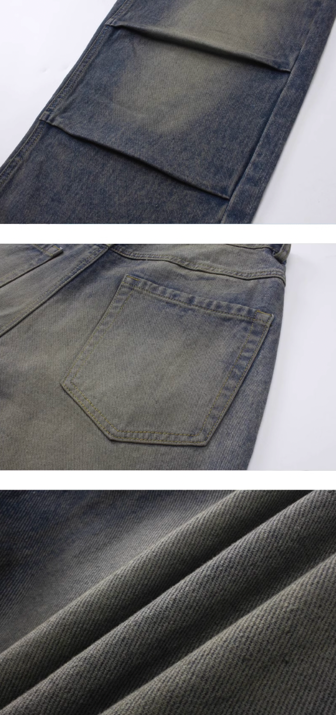 F3F Select Frayed Washed & Old Denim Jeans