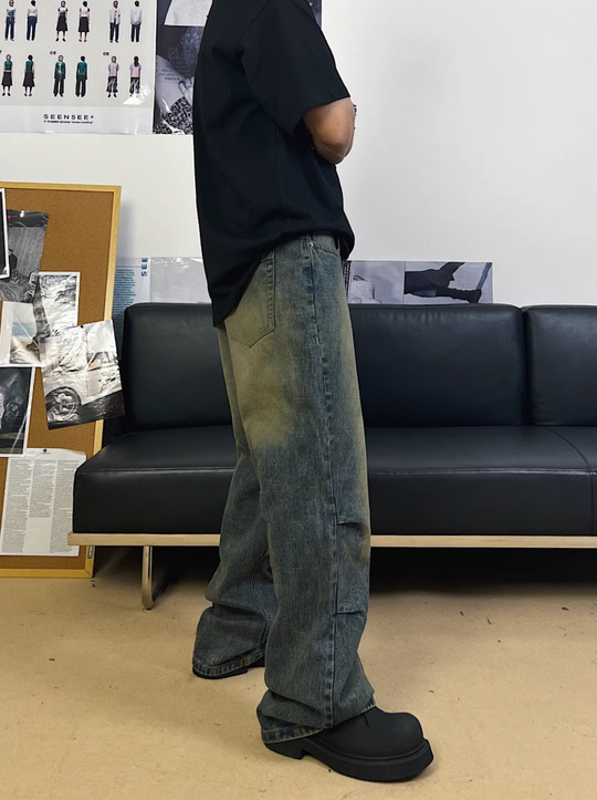 F3F Select Frayed Washed & Old Denim Jeans