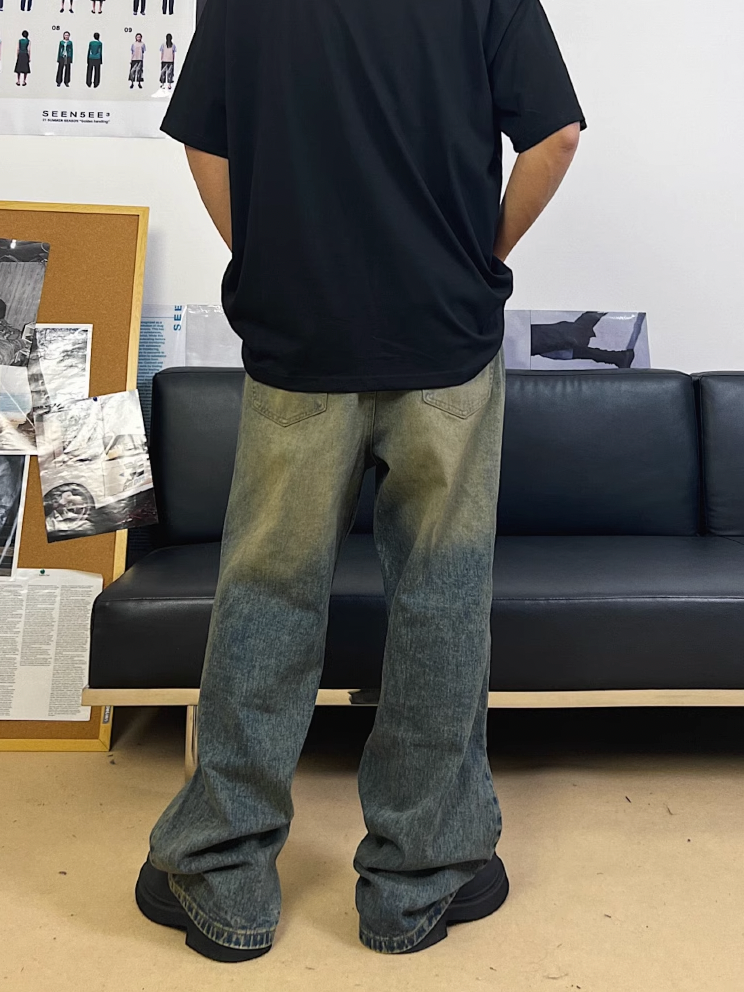 F3F Select Frayed Washed & Old Denim Jeans