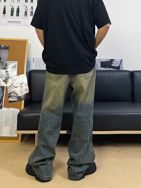 F3F Select Frayed Washed & Old Denim Jeans